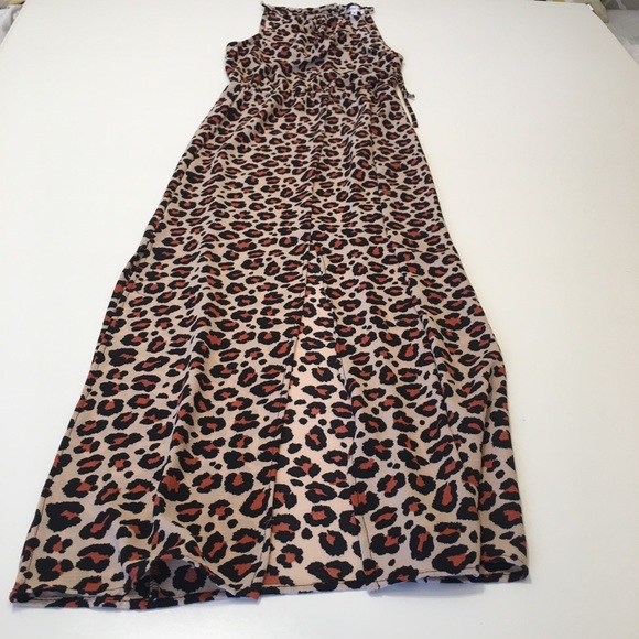 NWOT Velvet Torch maxi animal print  dress… - Picture 2 of 8